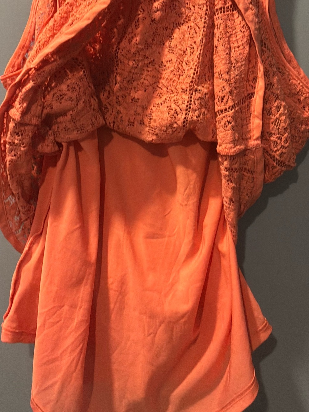 ANN TAYLOR Coral Lace Tank Top - Picture 5 of 6